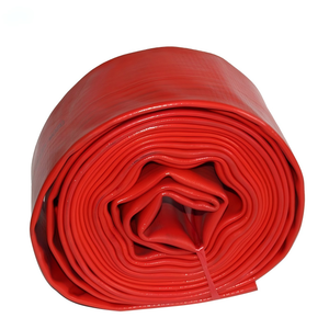 Landwirtschaftlicher Bewässerungsschlauch <span class=keywords><strong>PVC</strong></span> Flachschlauch Hochdruck Flexibel Leichtgewichtig Landwirtschaftliche Bewässerung 6 Zoll Rot - Product Image 1