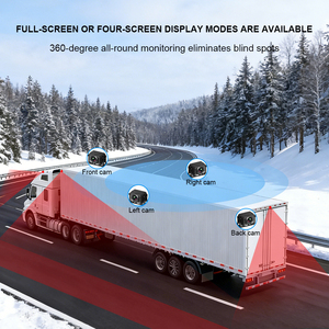 Enregistreur de voiture 4 canaux 7 pouces avec écran IPS, moniteur DVR 1080P, <span class=keywords><strong>kit</strong></span> de système de caméra de recul avec garantie d'un an pour camion, fourgonnette, bus - Product Image 2