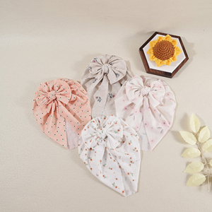 Chapeau et turban en coton d'hiver <span class=keywords><strong>pour</strong></span> bébé, 4 couleurs, <span class=keywords><strong>pour</strong></span> nouveau-né garçon et fille, style doux, accessoires <span class=keywords><strong>pour</strong></span> <span class=keywords><strong>cheveux</strong></span> <span class=keywords><strong>pour</strong></span> enfants - Product Image 4