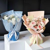 HUABAN papier d'emballage de fleurs papier d'emballage coréen pour bouquets papier d'emballage de cadeaux floraux pour fleurs