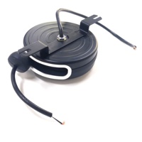 Enrouleur de câble rétractable 3m 2C/16AWG, enrouleur de câble automatique 3m avec verrouillage automatique