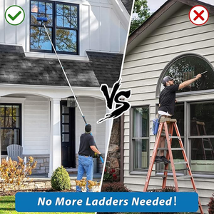 3.6-7.2 mét 5 giai đoạn Thiết bị làm sạch cửa sổ khăn lau Bộ dụng cụ làm sạch cửa sổ nhôm kính thiên văn - Product Image 2