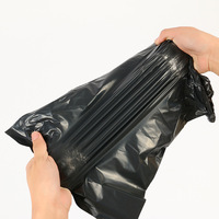 Sacs Postaux Publicitaires Noirs Recyclés Exprès Personnalisés avec Logo pour Vêtements, Enveloppes d'Expédition Fiables