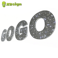 Enseigne publicitaire XDsign personnalisée en lettres 3D LED effet ciel étoilé, certifiée CE, pour devanture de magasin avec contrôle Bluetooth