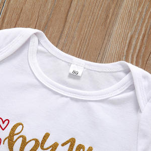 Conjuntos de Ropa para Bebés Recién Nacidos, Vestidos para Niñas, Producto para el Día de San Valentín, Vestidos y Conjuntos de Romper para Bebés al por Mayor - Product Image 3