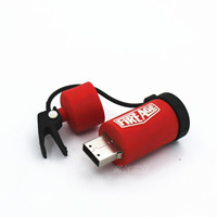 DZ-001 personnalisé créatif extincteur clé USB prix bon marché pompier clé USB