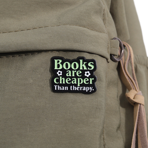 Da leggere spille smaltate lettore costante senza fine libro Addict spilla bavero accessori per gioielli per Bookworm smalti personalizzati - Product Image 3