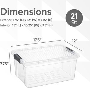 Home New Multiple Specifications <b>Plastic</b> Storage Box Container <b>Bin</b> for Cloths Underwear Socks Sundries Kitchen Organizer with - Product Image 2