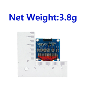 OKY4020 0.96 "นิ้วจอ LCD LED โมดูลหน้าจอแสดงผล I2C IIC 128x64 3V-5V - Product Image 6