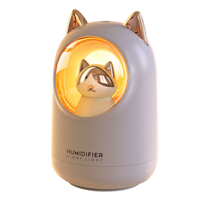 Mini Humidificador Inteligente para Gatos - 300ml, USB Recargable, <span class=keywords><strong>El</strong></span>éctrico, Inalámbrico, Portátil, Difusor con Luz Ambiental, Bonito Humidificador de <span class=keywords><strong>Aire</strong></span> para Escritorio y Coche - Product Image 4