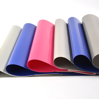 Tissu enduit de bâche de PVC de 550gsm 580gsm 610gsm anti-uv imperméable de bâche de PVC pour l'auvent de tente, couverture de voiture de camion