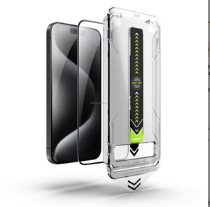 Protector <span class=keywords><strong>de</strong></span> Pantalla <span class=keywords><strong>de</strong></span> Vidrio Templado con Recubrimiento Oleofóbico <span class=keywords><strong>de</strong></span> 0.33mm, Cobertura Total y Privacidad para <span class=keywords><strong>iPhone</strong></span> 13, <span class=keywords><strong>14</strong></span>, 15 y 16 con EASYAPP - Product Image 1