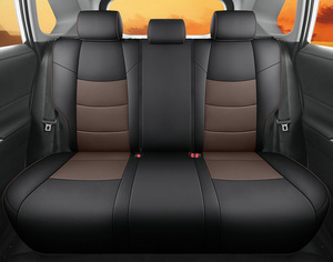 Nouveauté <span class=keywords><strong>2022</strong></span> : Ensemble complet de housses de siège auto en PU avec coussin perforé, 5 pièces, toutes saisons, luxe - Product Image 3