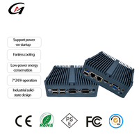 Nueva Computadora Integrada Sin Ventilador Intel Core I5 1135G7 Windows 11 SSD Quad Core Doble LAN 6 Puertos COM RS485 PC Industrial de Automatización