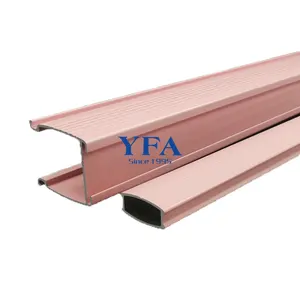 YFA Modern Design Silent Metal Curtain Track 5m Aluminum Alloy Material Single Model for Home Use Factory Direct Hot Sale