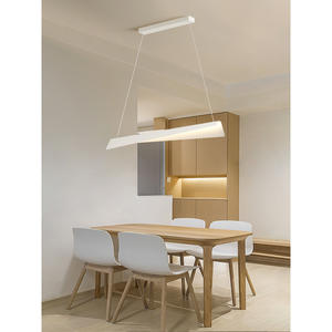 Nordic Style Modern Minimalist <b>LED</b> Pendant <b>Light</b> for Restaurant Dining Table Unique Single-Line Bar Lighting - Product Image 2