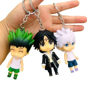 Set de 6 Figuras de Acción de Anime <span class=keywords><strong>HUNTERxHUNTER</strong></span> Killua, Modelo de PVC, Estatua, Colgante para Mochila, Llavero, Muñecos, Juguetes, Regalos - Product Image 2