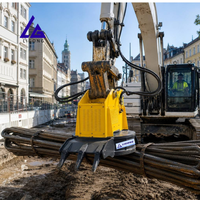 Aimant rotatif hydraulique pour excavatrice avec rotation à 360° °   Homologué CE, haute capacité pour les accessoires de levage de pipeline de 5 à 18 tonnes