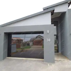 XIYATECH ukuran kustomisasi Hitam aluminium Aloi flap pintu motor pintu garasi untuk rumah