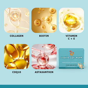 Collagène liquide de haute qualité en sachets, complément alimentaire pour une peau plus lisse, des ongles plus forts et des cheveux éclatants pour adultes - Product Image 4