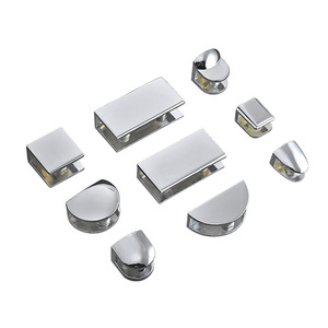 Support d'étagère en alliage de zinc, moderne, simple et durable, pour fixation d'étagères en verre - Product Image 1