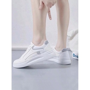 Sneakers Casual da Donna Bianche Semplici, Scarpe da Passeggio con Lacci Traspiranti e Antiscivolo - Product Image 4