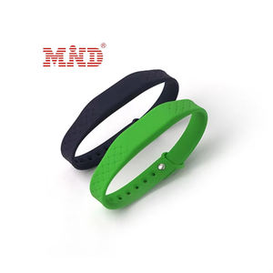 रफीड रिस्टबैंड एचएफ 13.56mhz वाटरप्रूफ एडजस्टेबल थप्पड़ Silicone कंगन बैंड - Product Image 1