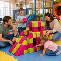 ROPECUBE Juego de Bloques Magnéticos de Tela Montessori, Juguetes Educativos de Aprendizaje, Juguetes para Parques Infantiles y de Diversión - Excavadora