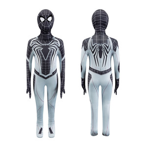 JL977 vendita calda stile diverso <span class=keywords><strong>Spiderman</strong></span> supereroe tuta Halloween costumi per bambini e adulti Spandex Zentai body - Product Image 3