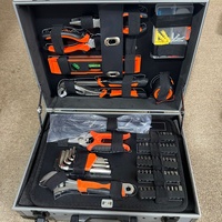 Juego de Herramientas de Reparación Automotriz para el Hogar, 266 Piezas, Juego de Llaves de Tubo Métricas, Acero al Carbono de Alta Calidad, Estuche Portátil