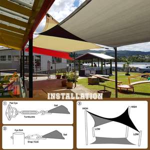 Voiles d'ombrage imperméables pour la décoration extérieure, les chemins <span class=keywords><strong>de</strong></span> <span class=keywords><strong>table</strong></span> et les carreaux <span class=keywords><strong>de</strong></span> verre - Product Image 3