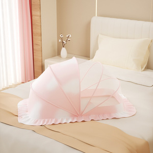 Lampe de nuit pour bébé, moustiquaire pliable, <span class=keywords><strong>lit</strong></span> de bébé pour nouveau-né, filet en tissu, couverture de berceau, fermeture éclair, <span class=keywords><strong>lit</strong></span> de voyage, <span class=keywords><strong>lit</strong></span> de bébé - Product Image 6