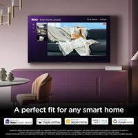 TV LED LCD Android Smart 4K 120 Inch Grosir Pabrik dengan Refresh Rate 120Hz Rasio Aspek 16:09 Warna Hitam untuk Penggunaan Hotel