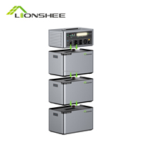Centrale électrique portable de bricolage | Système d'énergie de batterie de stockage de capacité flexible empilable de 1kwh 2kwh 3kwh 4kwh