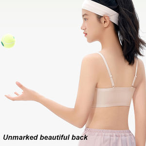 <span class=keywords><strong>Bra</strong></span> Remaja Berkualitas Tinggi Tali Dapat Disesuaikan Tanpa Kawat Bralette Bernapas Tanpa Jahitan untuk Gadis Muda Usia 12-15 Tahun - Product Image 4