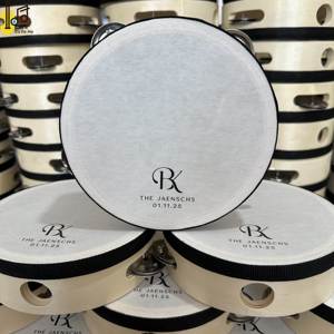 Bán buôn Tambourine 6 inch cá nhân tùy chỉnh Tambourine người lớn cho đám cưới Nhà thờ bên ủng hộ tay trống đồ chơi giá - Product Image 6