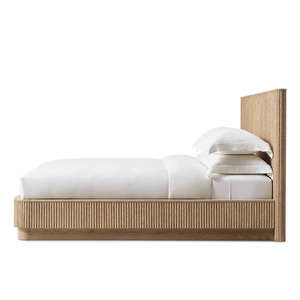 Chất Lượng Cao Mới Hiện Đại Phong Cách Vua Kích Thước Giường Gỗ Đồ Nội Thất Phòng Ngủ Thạc Sĩ Đôi Giường Phòng Ngủ - Product Image 3