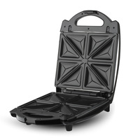 Machine à gaufres automatique en gros pour la maison, grille-pain détachable pour le petit-déjeuner, grill électrique à panini, appareil à sandwich antiadhésif