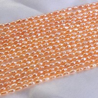 Perles d'eau douce authentiques de petite taille de 2 à 3mm, produit naturel semi-fini de minuscules perles de défauts de fil