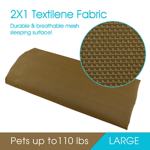 Camas elevadas de refrigeración portátil para perros y gatos Tamaños pequeños a grandes con patrón impreso de elevación alta del suelo - Product Image 3