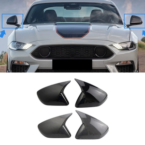 Coques de protection pour rétroviseurs de voiture, capuchons de rétroviseurs pour Ford Mustang 2015-2024, kit carrosserie, accessoires auto - Product Image 1