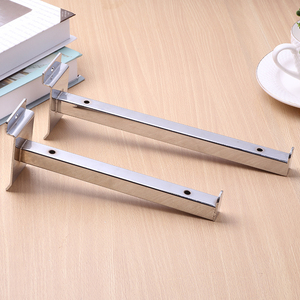 أنبوب مربع بخطاف مطلي بالكروم, مصنوع من معدن الكروم ، 2 فتحة ، حامل زجاجي للحوائط - Product Image 4