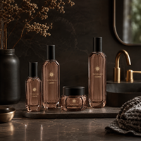 Flacon de lotion tonique pour la peau personnalisé de qualité supérieure, pot de crème hydratante 50g 40ml 100ml 120ml, emballages cosmétiques en verre de luxe