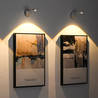Lampe murale décorative rechargeable de bonne qualité pour escalier, chambre à coucher, chevet et tableau mural
