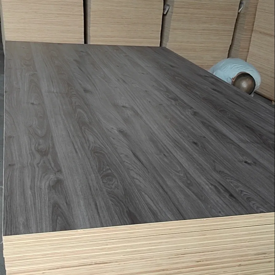 1220x2440x12mm 15mm18mm UV PET madera contrachapada impermeable de melamina de alto brillo con proveedor de melalmina para muebles armario de madera contrachapada US