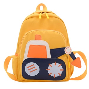 T3DLED Excavator Backpack 19 Inches 21L Cartoon Pattern Unisex Softback Zipper Closure Daypack - Product Image 1
