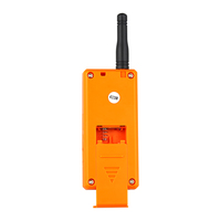 Télécommande sans fil RF longue portée pour éclairage LED, 433 MHz, en métal et ABS, avec fonction d'apprentissage, portée 100 m, pour porte de garage, grue, portail