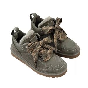 Europe Hot Sell Unisex Luxury Wool Designer Snow <b>Boots</b> All-in-One Winter Low-Cut Casual Goatskin Keep Warm Mel Shoes and <b>Boots</b> - Product Image 2