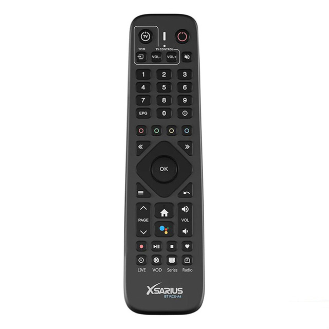 New Replacement Xsarius BT RCU-A4 Remote Control for Xsarius AIR Stick 4K UHD Android 11 Mediaplayer