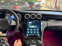 Système de navigation GPS autoradio Android 13 à double écran 12,3 pouces pour Classe C W205/Classe GLC X253, CarPlay, garantie 1 an